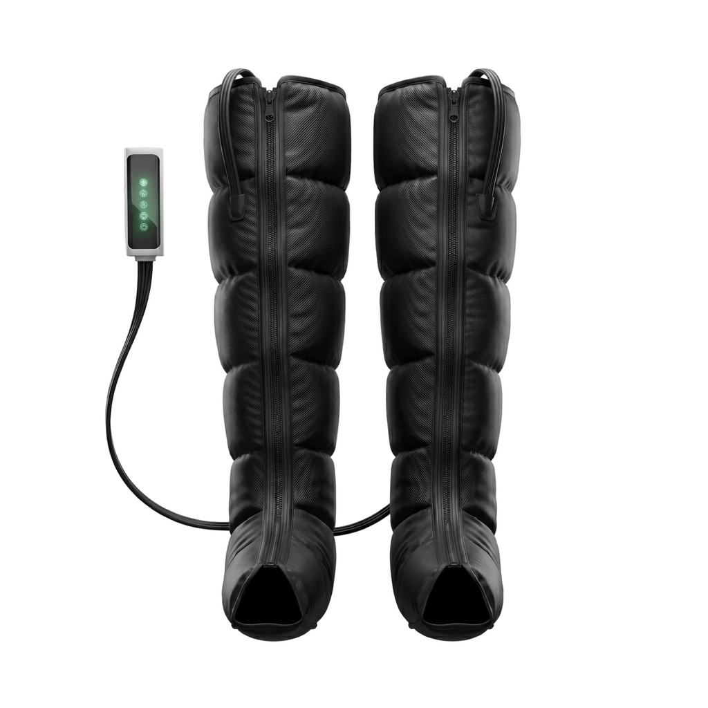 AirPulse Pro - Bottes de Compression 6 Chambres d'Air, Compression Séquentielle Jambes Pulsax