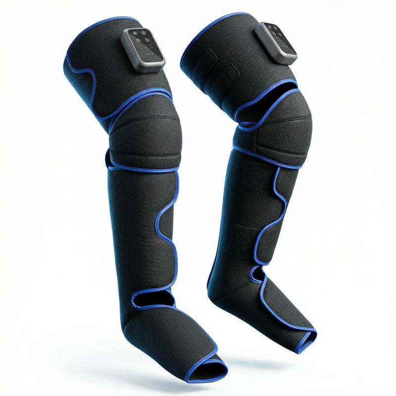 Air Pressure Pro - Bottes de Massage par Compression d'Air 360° Pieds et Mollets, Chaleur Intégrée Pulsax