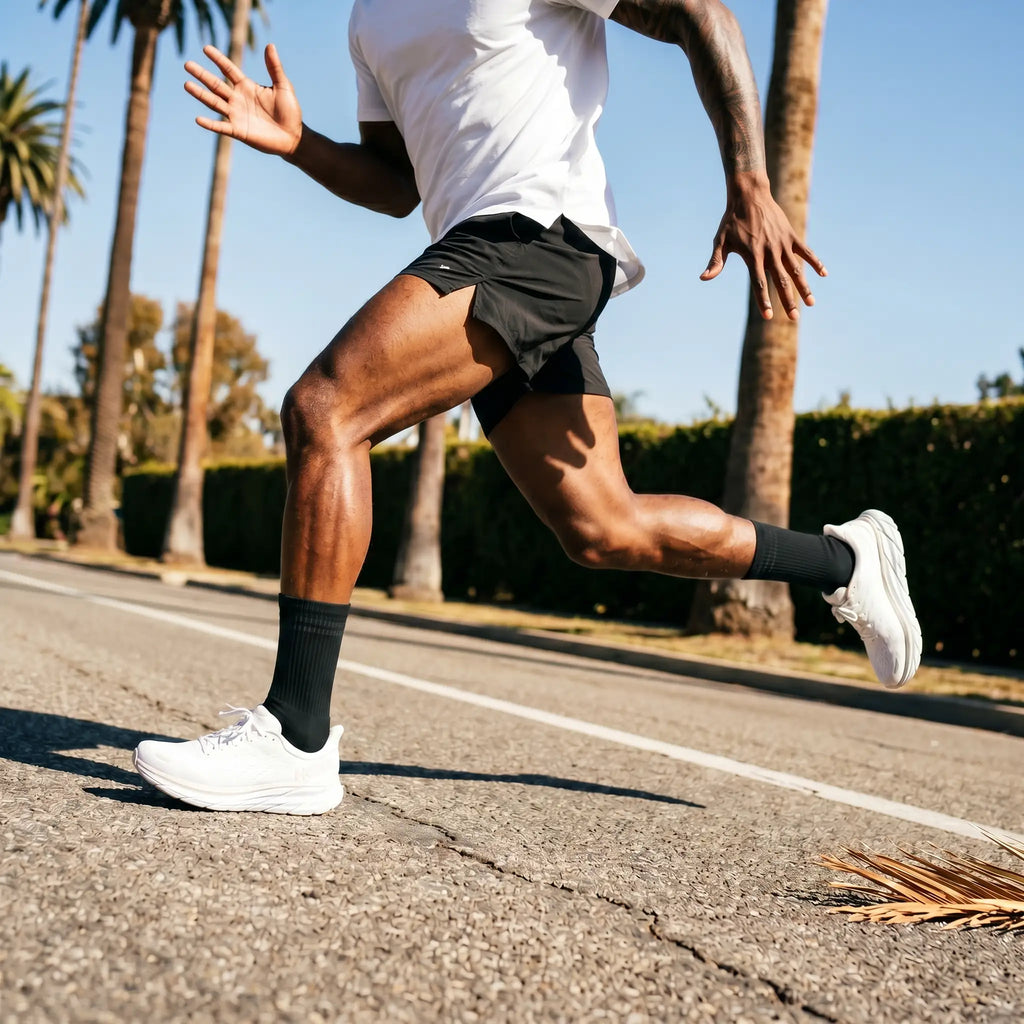 Chaussettes de Compression Homme Mi-Mollet - Coton Respirant Anti-Odeur, Maintien Sport et Travail Pulsax