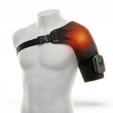 Masseur Chauffant Épaules Dos et Cervicales Sans Fil — Ceinture de Massage Portable Chaleur et Vibration Pulsax