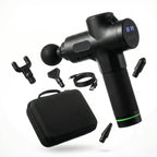 Pistolet de Massage à Percussion DeepHit Pro — Chaleur et Froid, 6 Vitesses, Moteur Silencieux, Portable Pulsax
