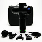 Pistolet de Massage à Percussion DeepHit Pro — Chaleur et Froid, 6 Vitesses, Moteur Silencieux, Portable Pulsax