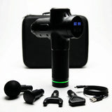 Pistolet de Massage à Percussion DeepHit Pro — Chaleur et Froid, 6 Vitesses, Moteur Silencieux, Portable Pulsax