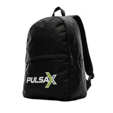 Sac à Dos Noir Pulsax — Nylon Imperméable, Rembourré, 3 Poches Pulsax