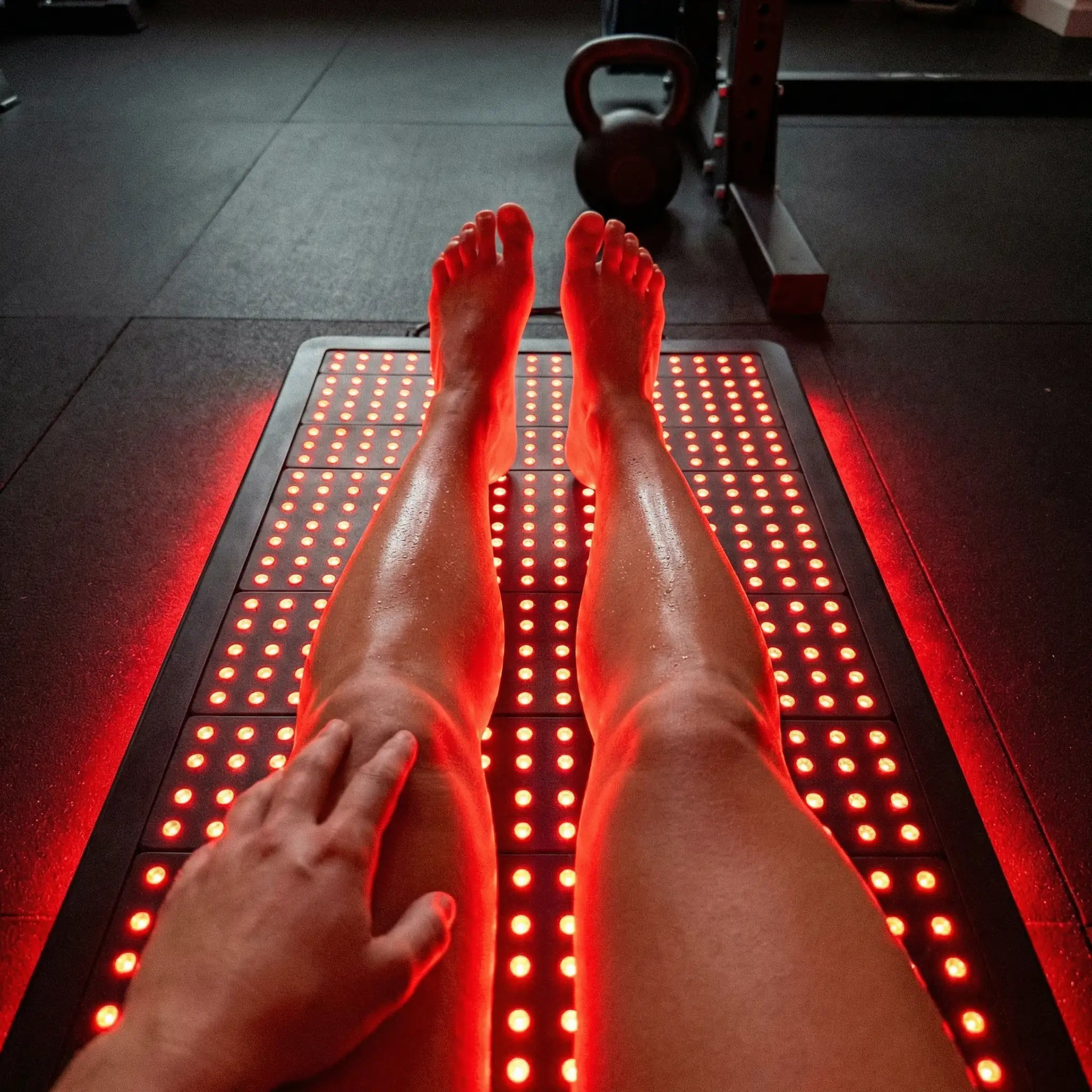 Tapis LED Rouge et Infrarouge 850nm Corps Entier — Tapis de Sol, Usage Domicile Pulsax