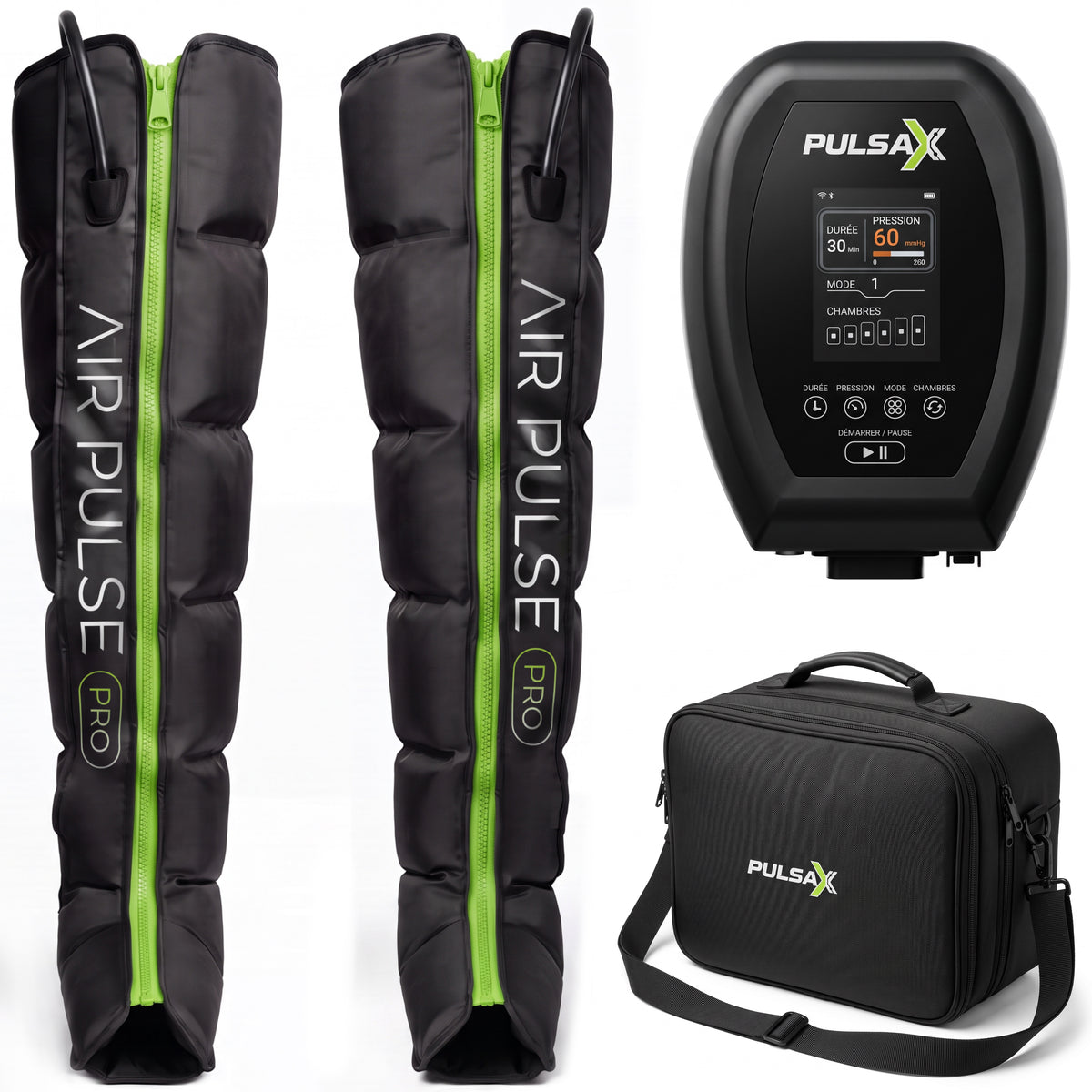 Air Pulse Pro - Bottes de Pressothérapie Pneumatique Intelligente Pulsax
