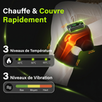 Masseur Genou Chauffant Sans Fil Pulsax