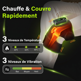 Masseur Genou Chauffant Sans Fil Pulsax