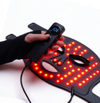 Masque LED Visage Rouge 660nm Infrarouge 850nm Bleu 460nm — Routine Beauté Domicile Pulsax