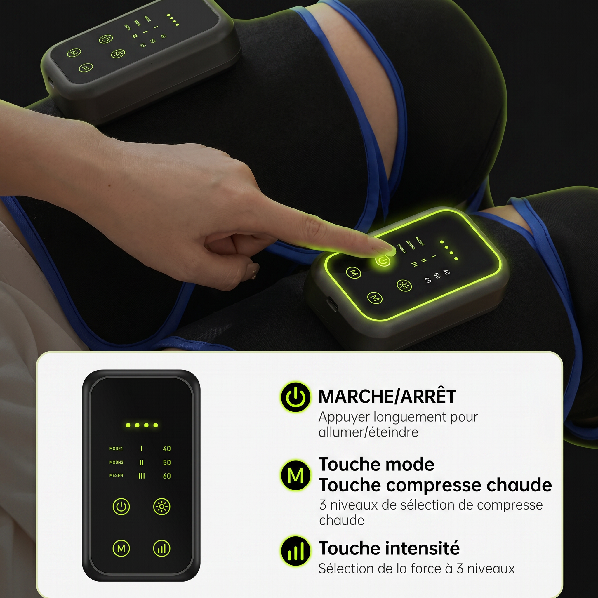 Air Pressure Pro - Bottes de Pressothérapie 3 Modes Pulsax